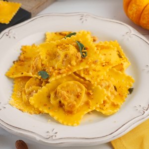 Tortelli di Zucca e Mandorle