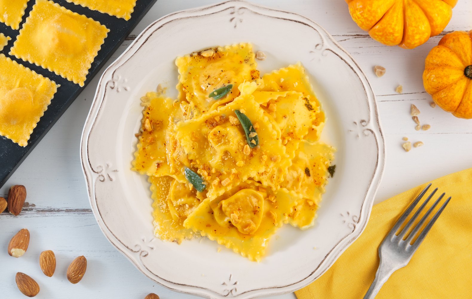 Ricetta Tortelli di Zucca e Mandorle - Il Club delle Ricette