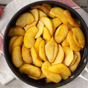 Mele Caramellate in Padella