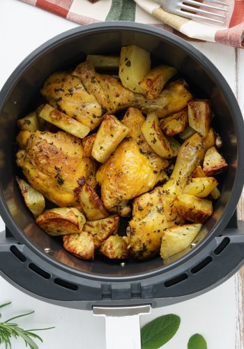 Ricetta Pollo e Patate in Friggitrice ad Aria