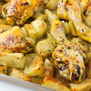 Pollo al Forno con Patate