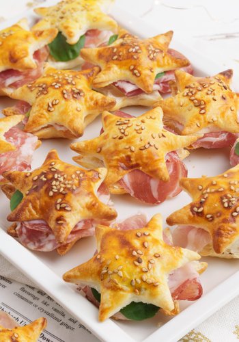 Ricetta Stelle di Pasta Sfoglia Ripiene