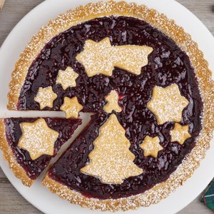 Crostata di Natale con Pasta Frolla alla Cannella