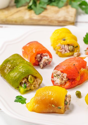 Ricetta Involtini di Peperoni al Tonno
