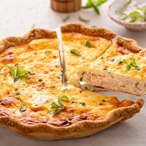 Torta Salata al Salmone Affumicato