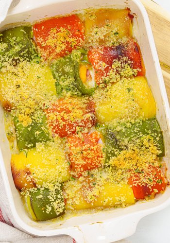 Ricetta Involtini di Peperoni al Forno