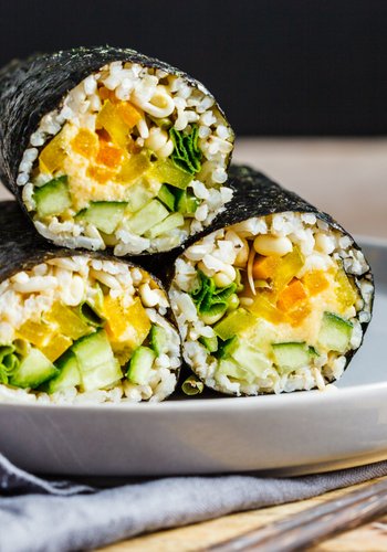 Ricetta Sushi Burrito Vegetariano
