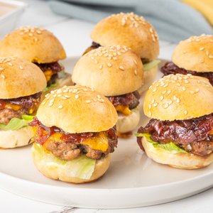 Mini Hamburger con Cipolle Caramellate
