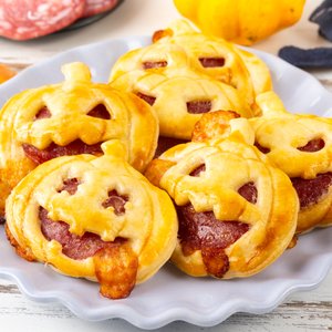 Pizzette Zucca di Halloween