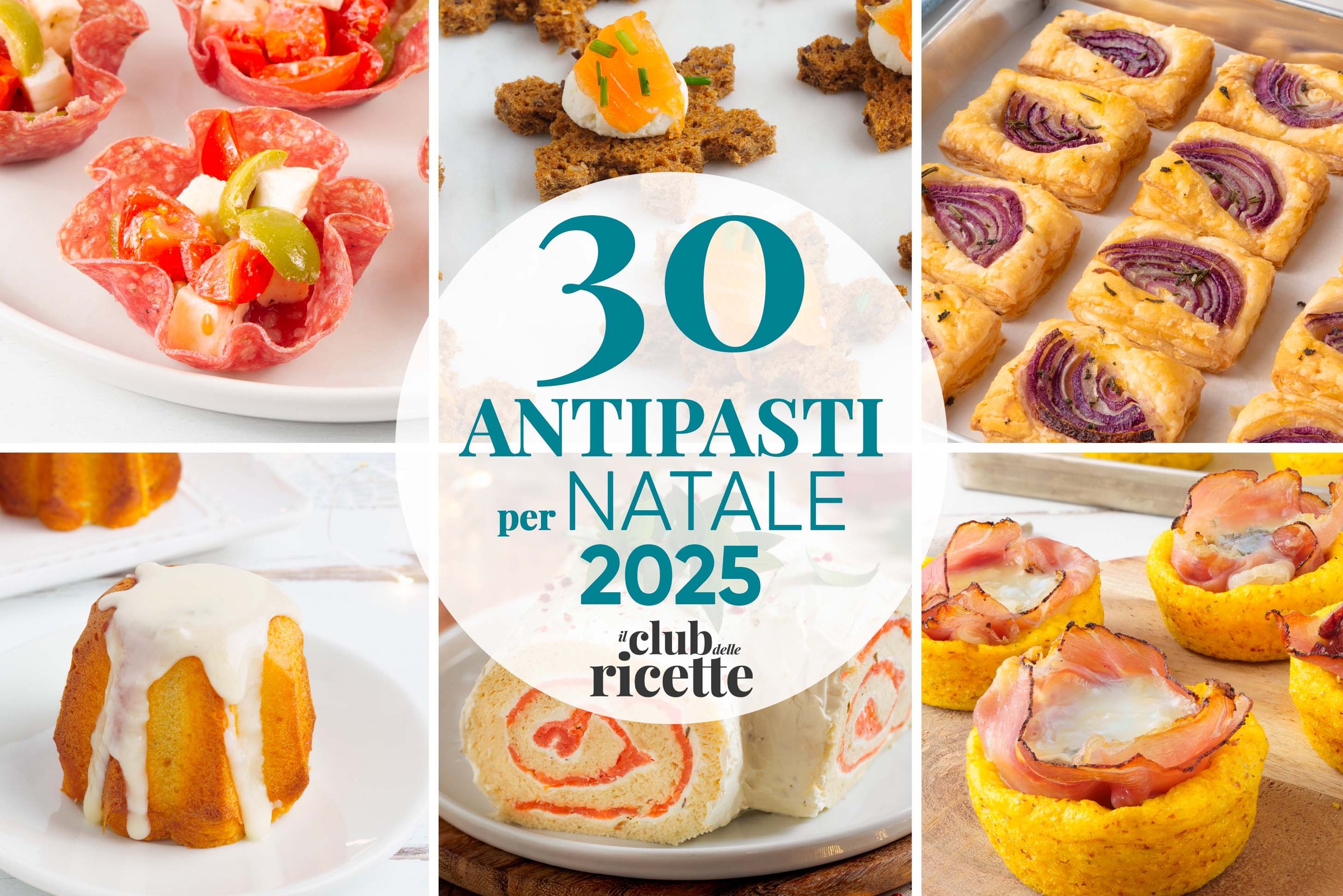 30 Ricette per Antipasti di Natale 2025