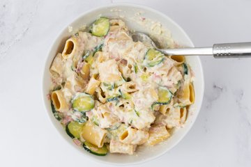 Preparazione Pasta Forno Zucchine 12