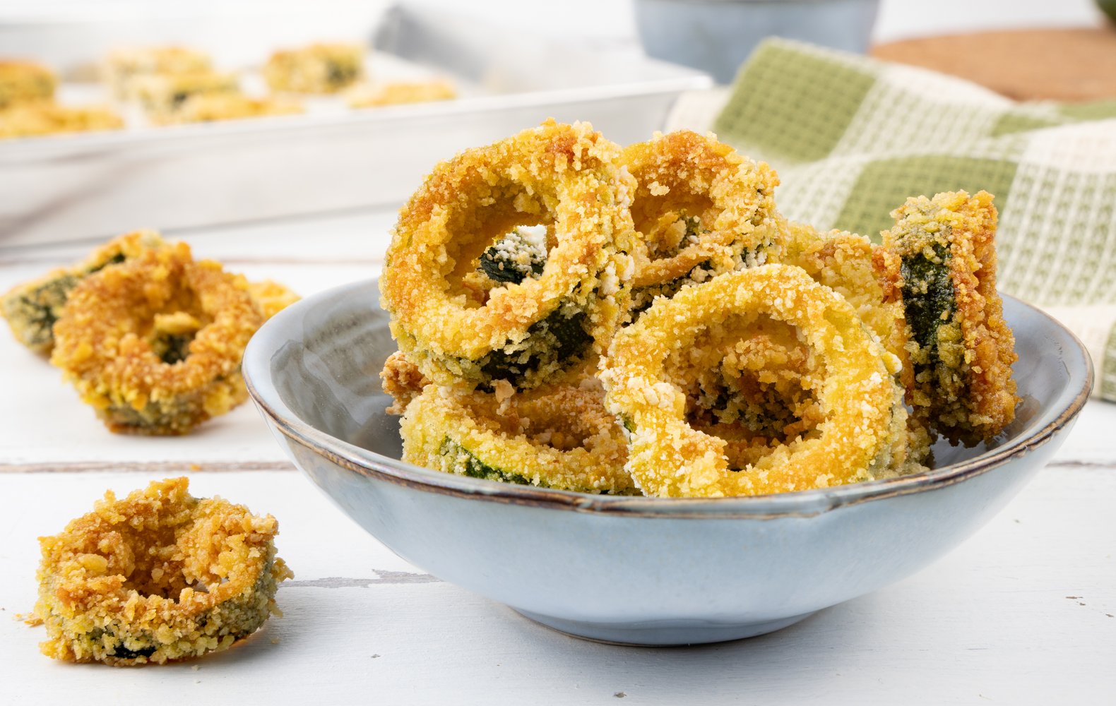 Anelli di Zucchine al Forno