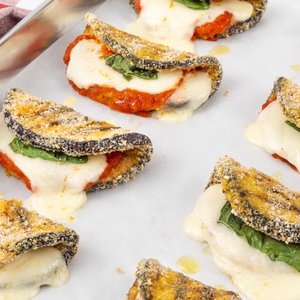 Melanzane a Portafoglio con Pomodoro e Mozzarella