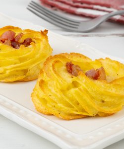 Ricetta Nidi di Patate al Forno