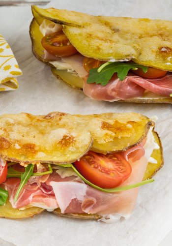 Ricetta Finta Piadina di Patate al Forno