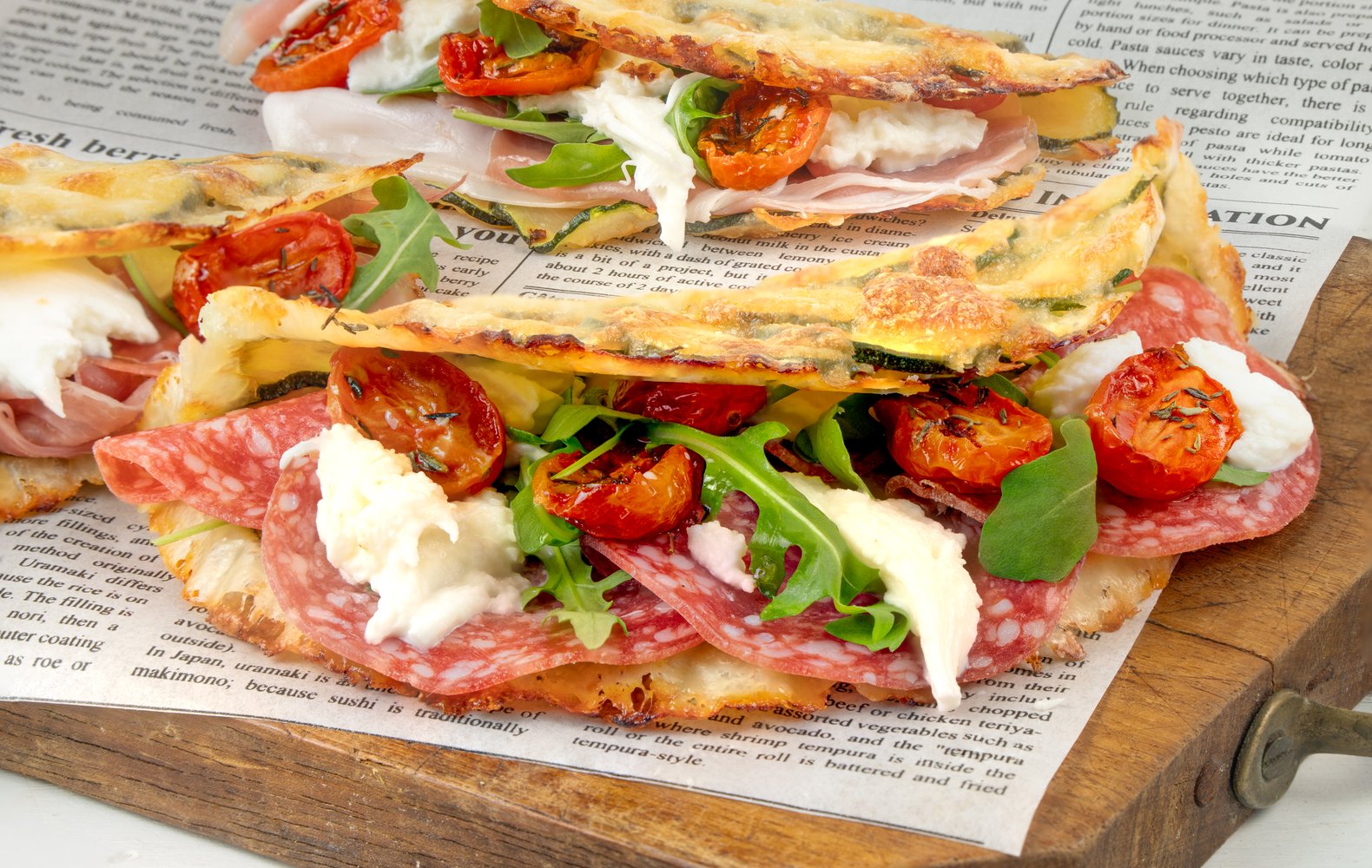 Piadina di Zucchine in Friggitrice ad Aria, Facile e Gustosissima