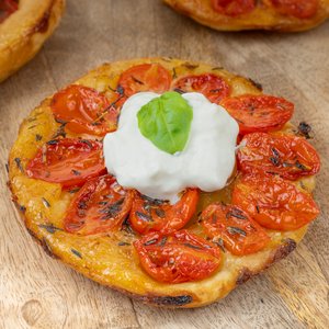 Mini Tarte Tatin ai Pomodorini