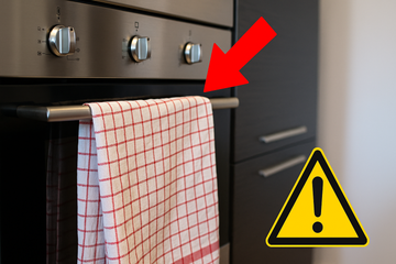 Strofinaccio sulla porta del forno: ecco perché non dovresti mai farlo