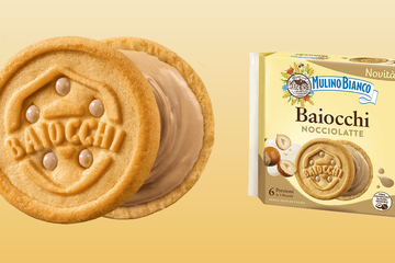 Mulino Bianco lancia i Baiocchi Nocciolatte: l’evoluzione del biscotto iconico incontra la crema di nocciole e latte