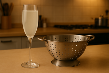 Quando l’acqua della pasta diventa un cocktail ricercato: nasce il Dirty Pasta Water Martini