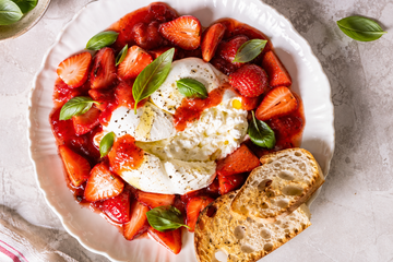 Ricetta Burrata con Fragole