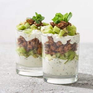 Coppa allo Yogurt con Kiwi