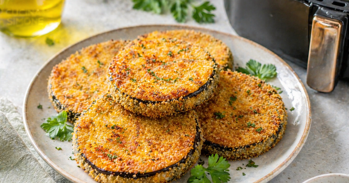 Ricetta Cotolette di Melanzane in Friggitrice ad Aria - Il Club delle ...