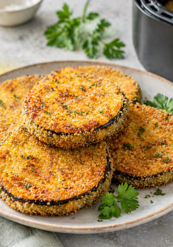 Ricetta Cotolette di Melanzane in Friggitrice ad Aria