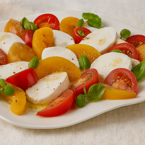 Insalata Caprese con Pesche