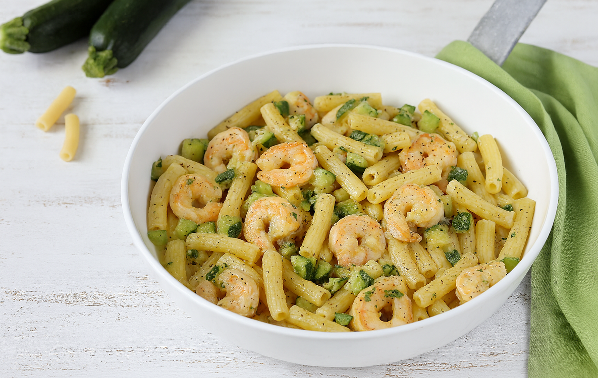 Ricetta Pasta con Gamberi e Zucchine - Il Club delle Ricette