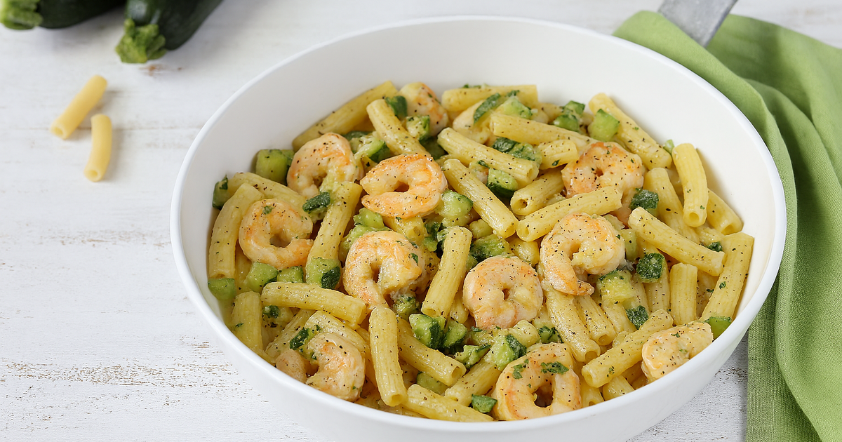 Ricetta Pasta con Gamberi e Zucchine - Il Club delle Ricette