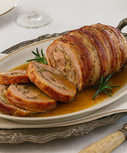 Ricetta Rotolo di Vitello alle Castagne
