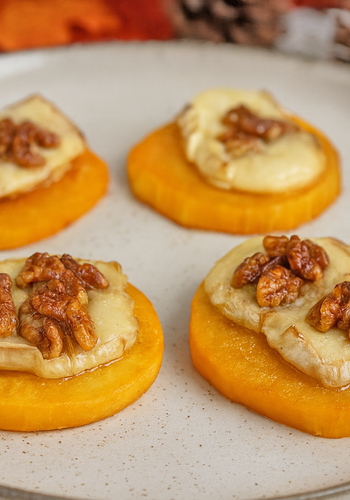 Ricetta Dischetti di Zucca con Brie e Noci in Friggitrice ad Aria