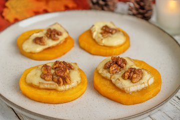 Ricetta Dischetti di Zucca con Brie e Noci in Friggitrice ad Aria