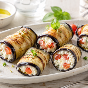 Involtini di Melanzane con Ricotta e Pomodori
