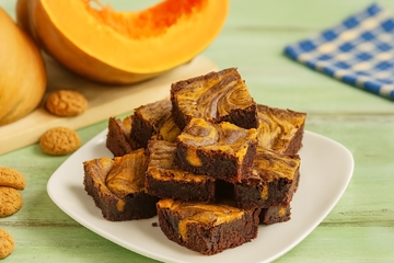 Ricetta Brownies Cheesecake Zucca e Amaretti