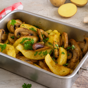 Funghi e Patate al Forno