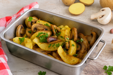 Ricetta Funghi e Patate al Forno