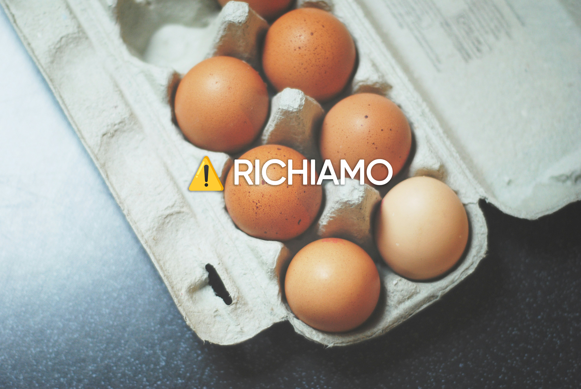 Richiamo di Uova Fresche per rischio Salmonella: Coinvolti Anche Altri Prodotti