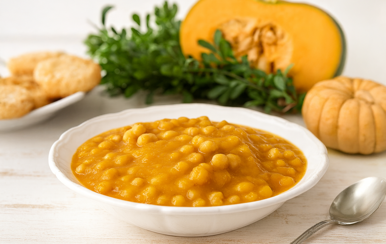 Zuppa di Ceci e Zucca