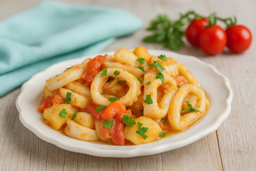 Ricetta Calamari e Patate
