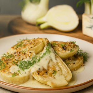 Finocchi al Gorgonzola Gratinati