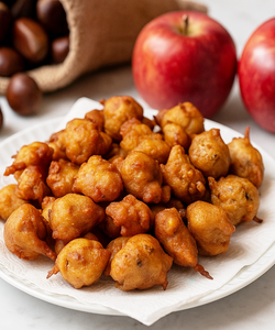 Ricetta Frittelle di Farina di Castagne con le Mele