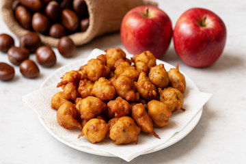 Ricetta Frittelle di Farina di Castagne con le Mele