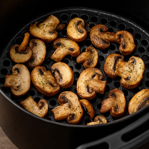 Funghi Fritti in Friggitrice ad Aria