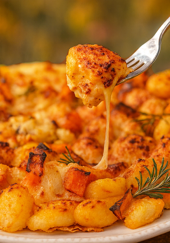 Ricetta Gnocchi con Zucca e Fontina Gratinati