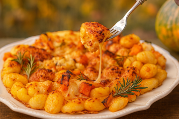 Ricetta Gnocchi con Zucca e Fontina Gratinati