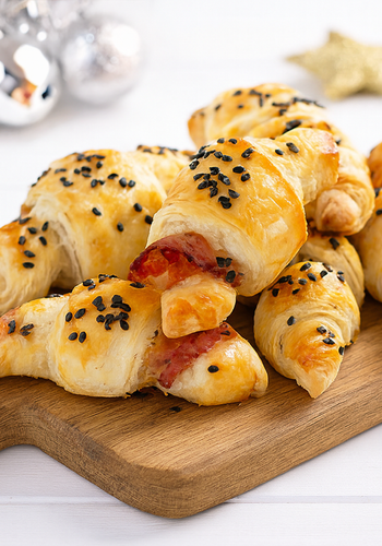 Ricetta Mini Cornetti Di Sfoglia Al Bacon