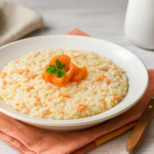 Risotto al Salmone Affumicato