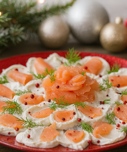 Ricetta Petali di Philadelphia e Salmone